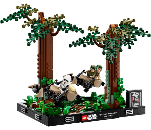 LEGO Star Wars 75353 Diorama: Pościg na ścigaczu przez Endor™ - 1091444 - zdjęcie 2